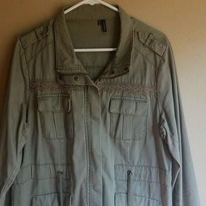 Olive green Ladies Utility Jacket